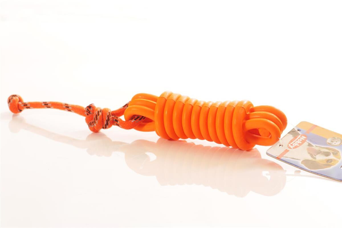 Spielzeuge am Band oder Seil