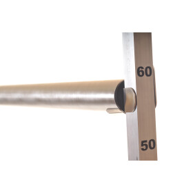 offene Obedience-Hürde, max. 70 cm hoch verstellbar, Aluminium, incl. Aluminium-Stange, 1m Seitenteile