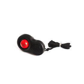 Mikki Clikka Clicker mit Fingerschlaufe schwarz/rot