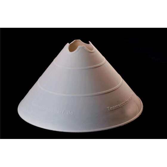 Jumbo-Huetchen, ca. 15cm hoch, mit Stangenauflage für Mini-Huerden weiß