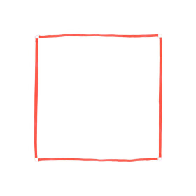 Obedience-Boxband, prüfungsordnungskonform, 3x3m, 25mm breit