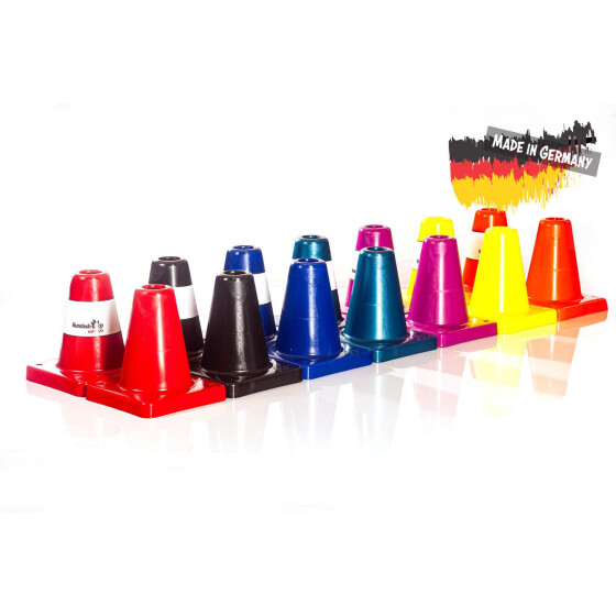 4 Stück Box-Pylone mittelschwer, offen, gerundete Kanten im Set