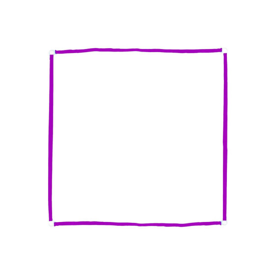 Boxband, prüfungsordnungskonform, 3x3m, 25mm breit, Farbe lila