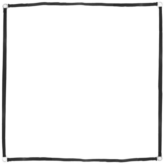 Boxband, prüfungsordnungskonform, 3x3m, 25mm breit, Farbe schwarz