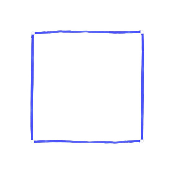 Boxband, prüfungsordnungskonform, 3x3m, 25mm breit, Farbe blau