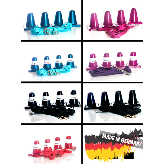 Obedience Boxset aus Boxband und 4 Pylonen