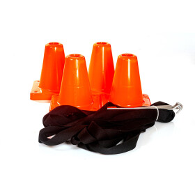 Obedience Boxset aus Boxband und 4 Pylonen