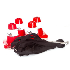 Boxset für Obedience, bestehend aus Boxband und 4 Pylonen