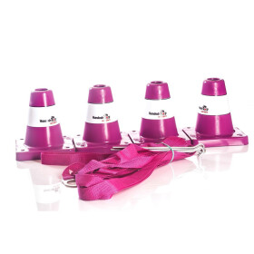 Boxset für Obedience, bestehend aus Boxband und 4 Pylonen