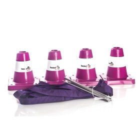 Boxset für Obedience, bestehend aus Boxband und 4 Pylonen