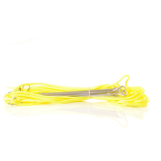 Kreisband/Kreisumrandung zum Aufspannen eines Kreises mit ca. 4m Durchmesser, Farbe: zitronengelb