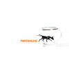 Emaille-Tasse 0,3l mit Hundesportmotiv, zweifarbig Mantrailing Malinois