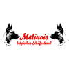 Emaille-Tasse 0,3l mit Hunderasse, zweifarbig, rot-weiß Malinois