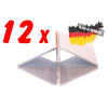 12er-Set Schilderhalter  für Rally-Obedience für A4- und A5 Querformat-Schilder