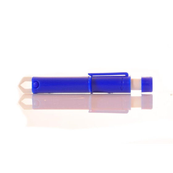 Zeckenzange aus Kunststoff Farbe: blau