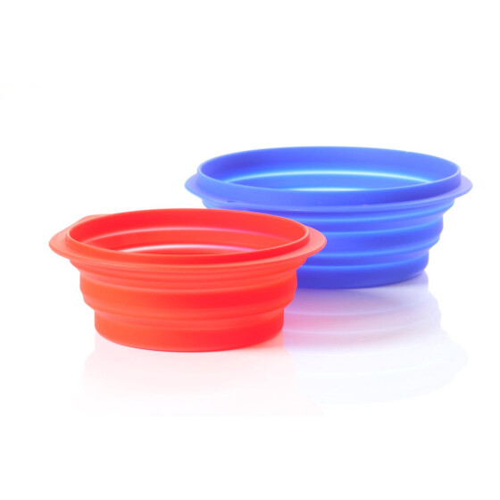 faltbarer Silikonfressnapf, Trinknapf für Unterwegs
