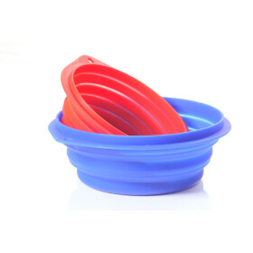 faltbarer Silikonfressnapf, Trinknapf für Unterwegs