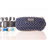 The DOOG Mini Belt - Stella Bauchtasche - Hüfttasche Farbe navy / polka dot