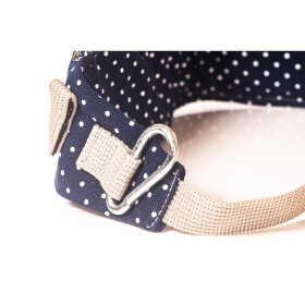 The DOOG Walkie Belt - Stella Bauchtasche - Hüfttasche Farbe navy / polka dot