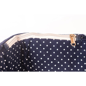 The DOOG Walkie Belt - Stella Bauchtasche - Hüfttasche Farbe navy / polka dot
