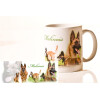 Tasse mit Rasseaufdruck Malinois, rechtshänder
