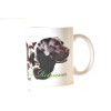 Tasse mit Rasseaufdruck Labrador-braun, rechtshänder