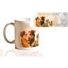 Tasse mit Rasseaufdruck Australien-Shepherd, linkshänder