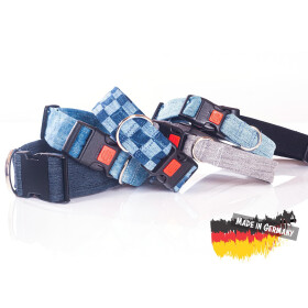 Hundehalsband Jeans in verschiedenen Designs