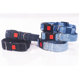 Hundehalsband Jeans in verschiedenen Designs