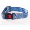 Hundehalsband Jeans in verschiedenen Designs blau-used 25mm