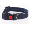 Hundehalsband Jeans in verschiedenen Designs schwarz-used/washed 20mm