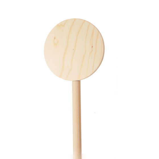 Fährtenschild aus Holz, 15cm Durchmesser