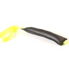 Beißwurst, Leder, schwarz o. weiß mit neon Handschlaufe in zwei Größen