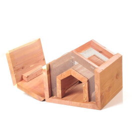 Futterhäuschen zum Aufhängen aus Red-Zeder