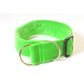 Zugstop-Halsband aus Gurtband bezogen mit Stoff