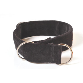 Zugstop-Halsband aus Gurtband bezogen mit Stoff