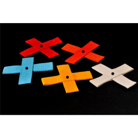 Kreuz, Target aus Gurtband ca. 10x10 cm, 25mm breit
