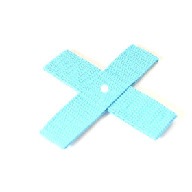 Kreuz, Target aus Gurtband ca. 10x10 cm, 25mm breit...