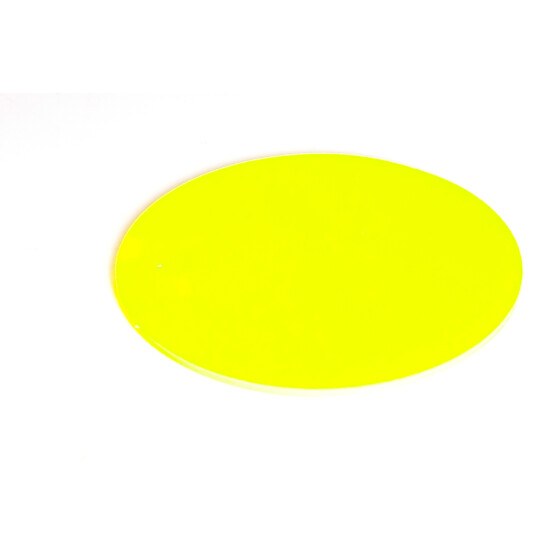 Markierscheibe, Targets aus Gummi, 8 cm Durchmesser neongelb
