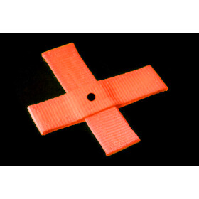 Kreuz, Target aus Gurtband ca. 10x10 cm, 25mm breit...
