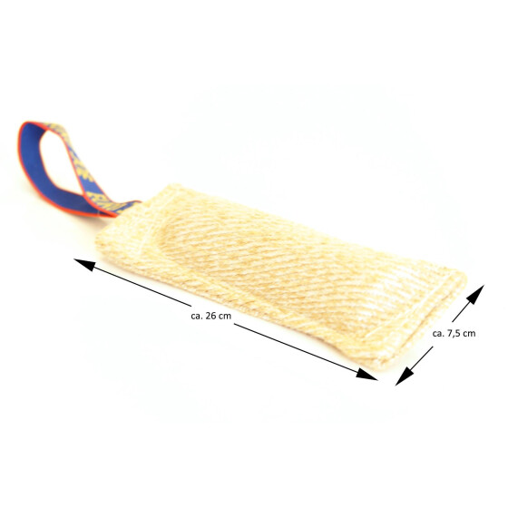 Euro Joe Jute-Beißwurst in verschiedenen Größen M, eine Handschlaufe