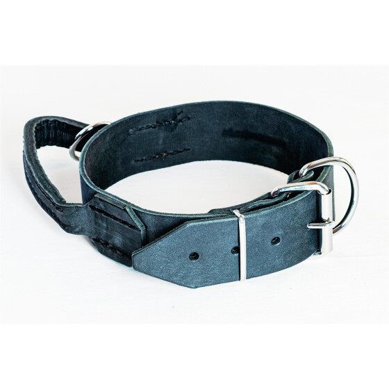 Breites Lederhetzhalsband in zwei Ausführungen