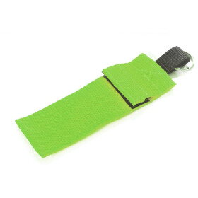 Schlüsselanhänger, klein aus Gurtband, zweifarbig mit Tasche