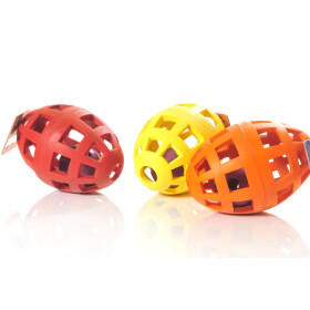 Vollgummi-Football mit Rassel