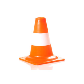 weicher, mittelschwerer Pylon, Kegel, orange-weiß,...