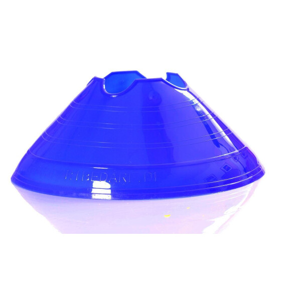 Muldenhaube, 20 cm Durchmesser Blau 7cm Höhe