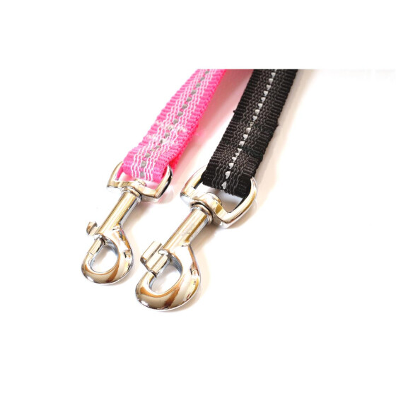 Leine, beidseitig gummiert, einseitig reflektierend