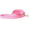 Leine, gummiert, reflektierend, pink, 1,2m mit Handschlaufe