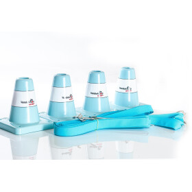 Boxset aus Boxband und 4 Pylonen, Farbe türkis,...