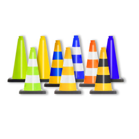 Flexible, weiche und schwere Obedience-Pylone, 50cm